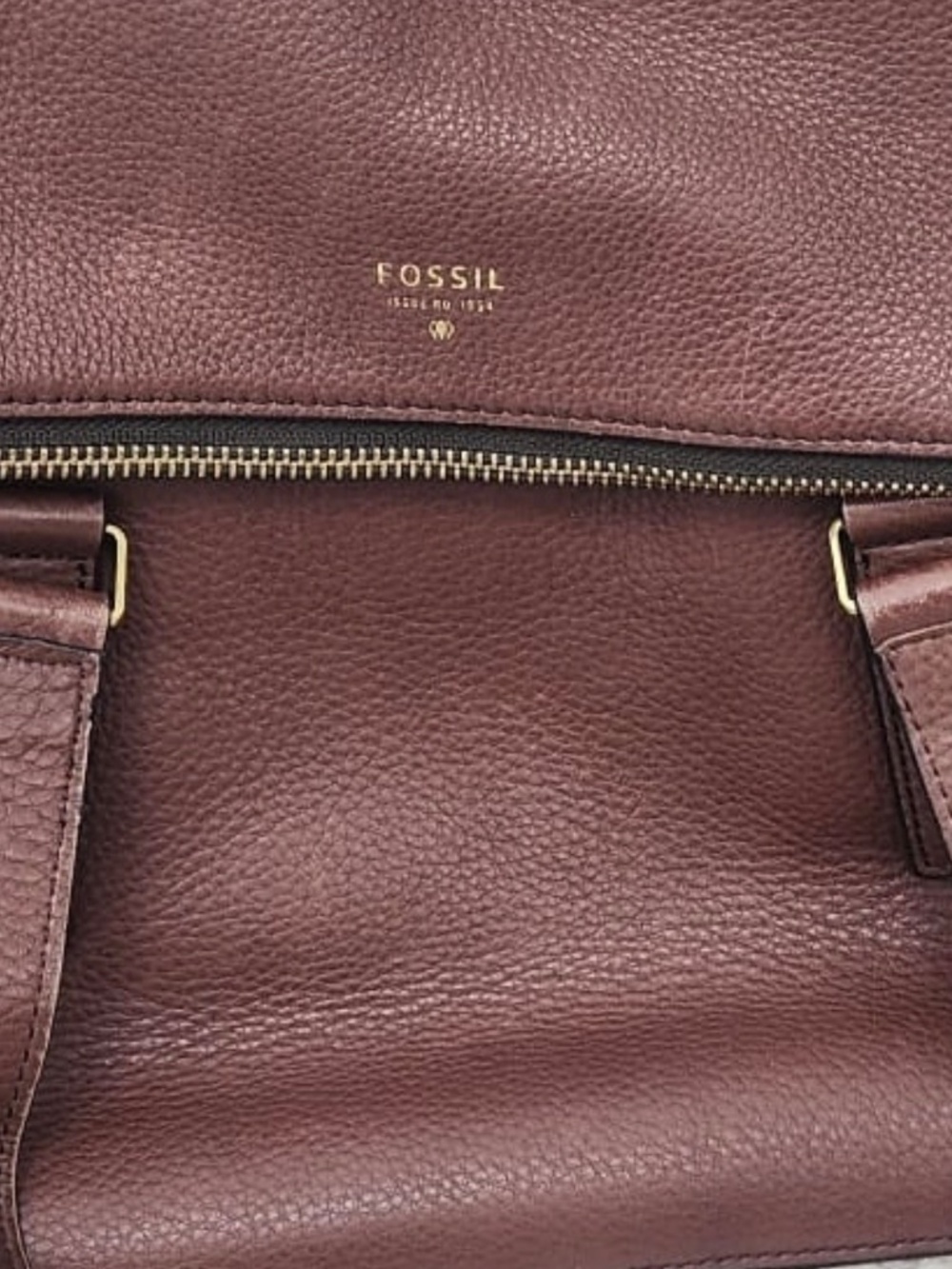 Fossil Expandable Leather Manuscript Messenger bag - Picture 2 of 11